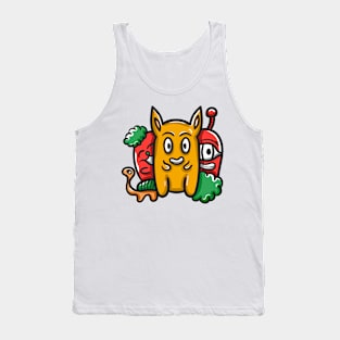 Monster Character Doodle Art Tank Top